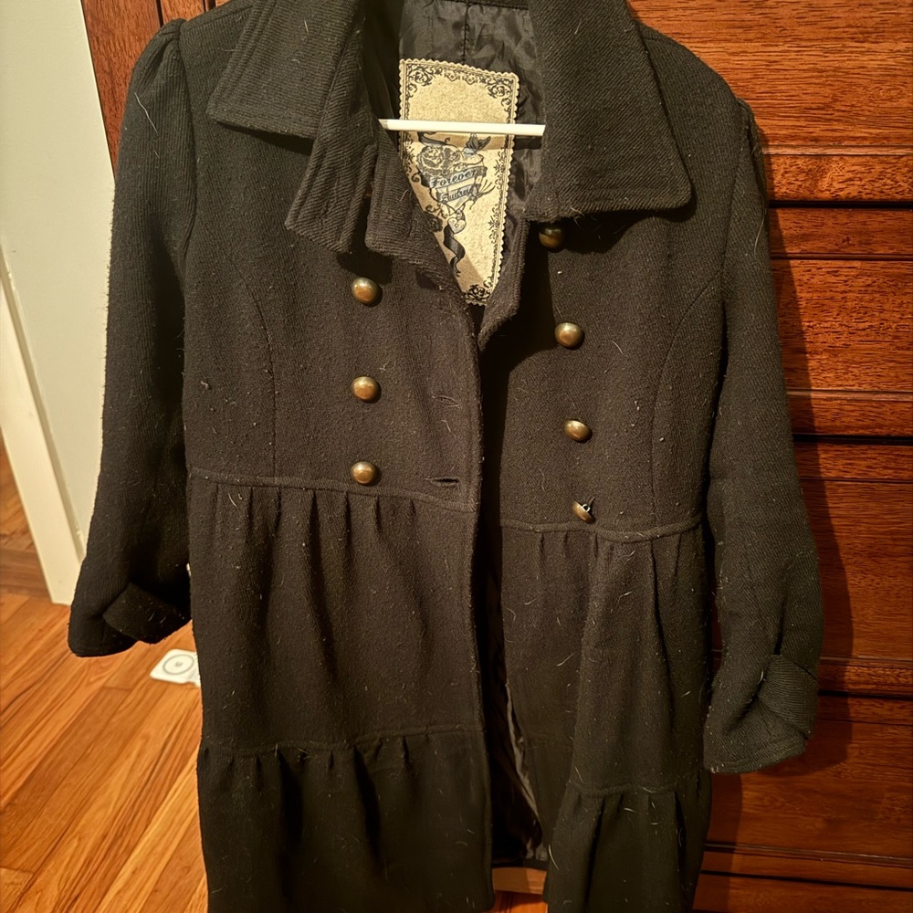 Black Pea Coat